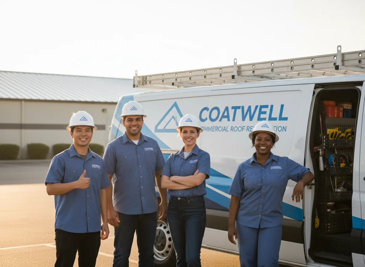 Commercial roof coating company in Jones, OK
